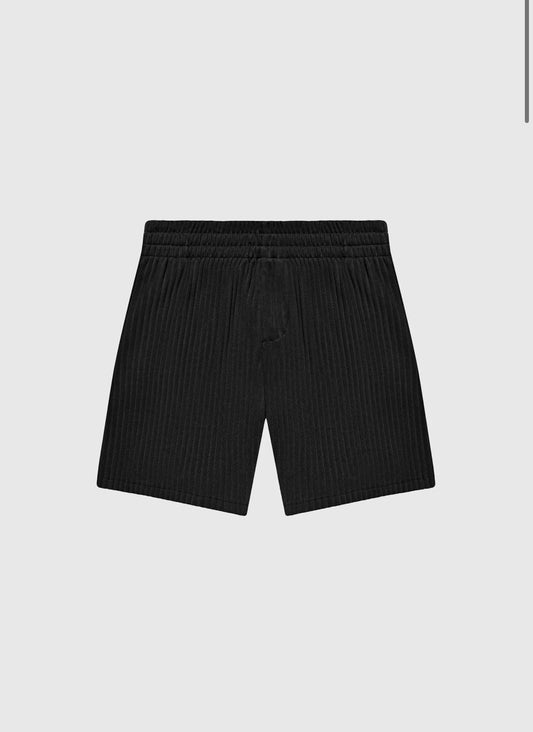 Pleated Shorts - Black