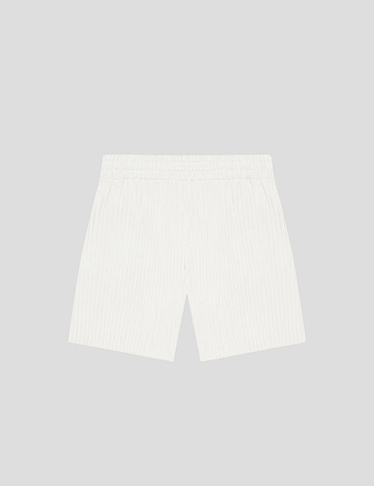 Pleated Shorts - Cream