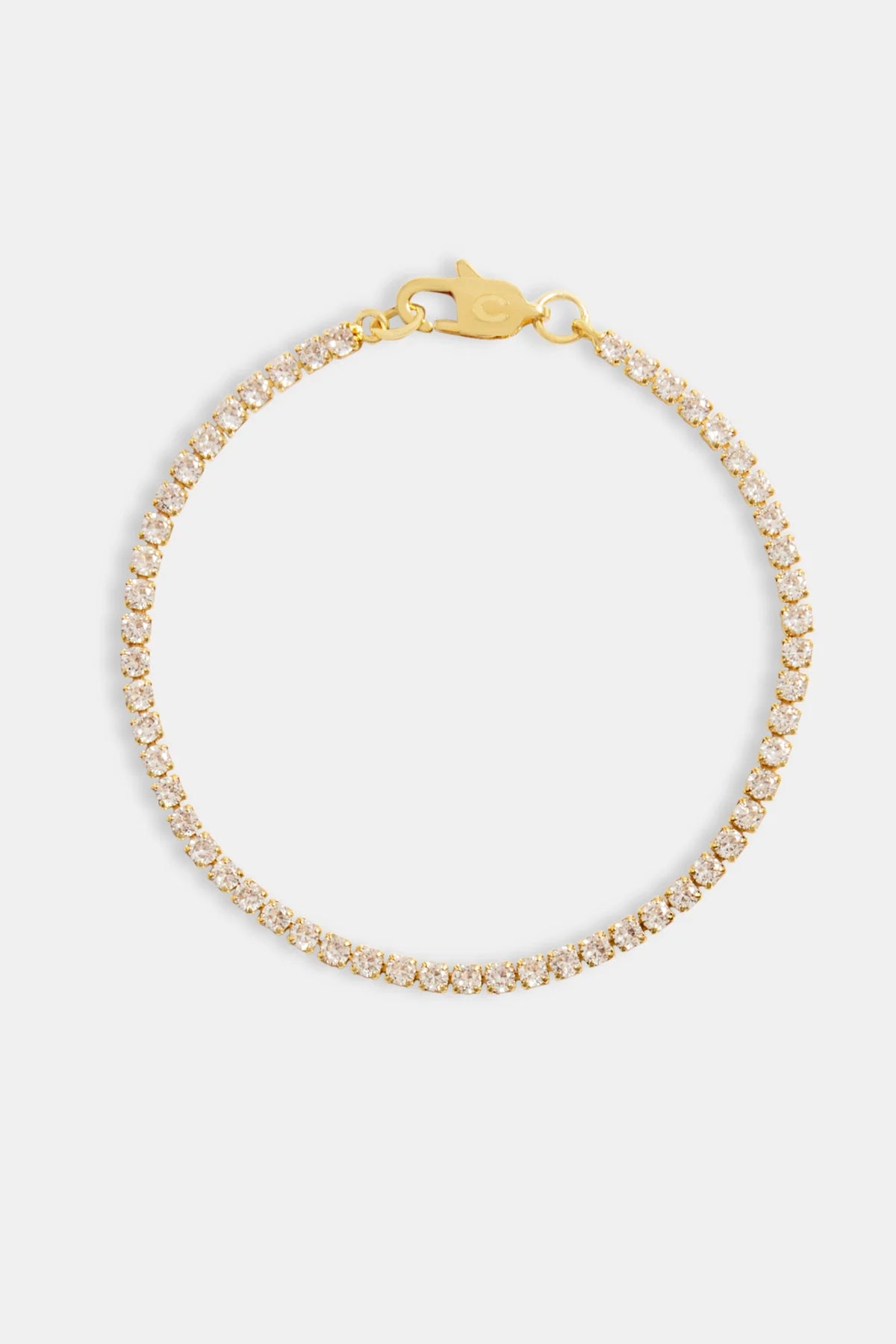 Women Micro Tennis Bracelet - Gold