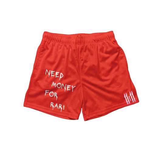 RED NMFR SHORTS